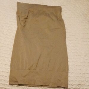 Active basic skirt tan